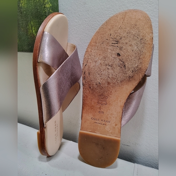 Cole Haan Anika Flat Criss-cross Sandals Size 6,5 - Picture 7 of 7